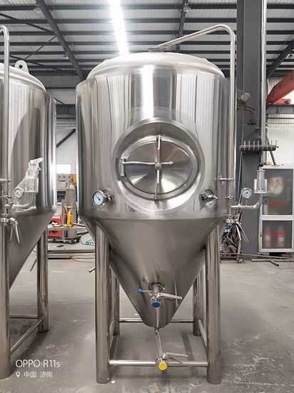 Beer Fermentation Tank Cooling Jacketed Conical 500L Unitank for Pub